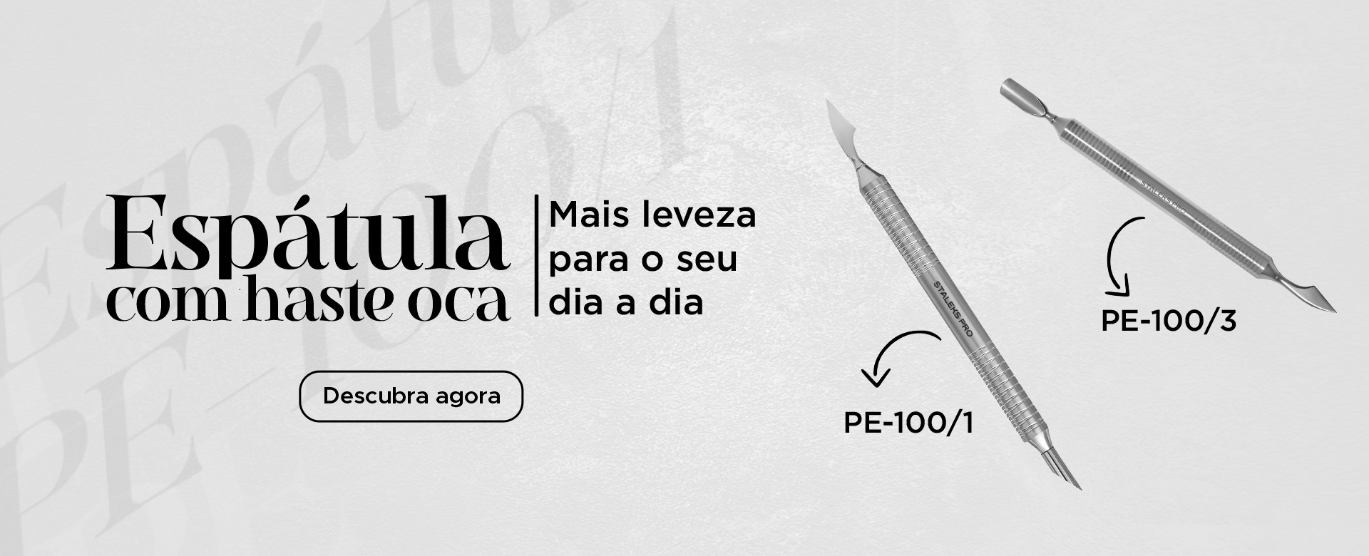 Espátulas com Haste Oca