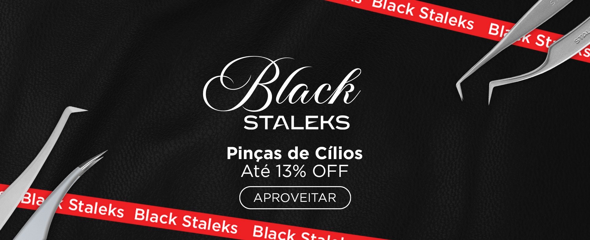 Black Staleks Pinça de Cílios