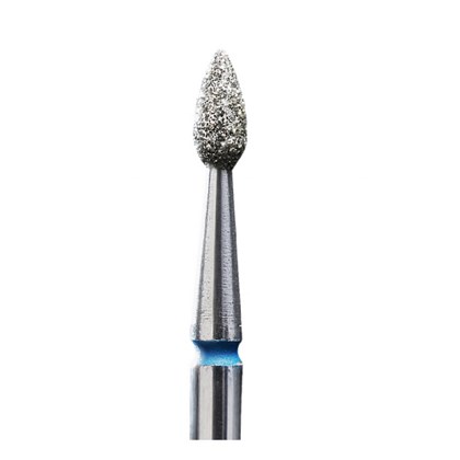 Broca Diamantada Staleks Pro, tipo Gota 2,3mm x 5mm - Azul - FA40B023