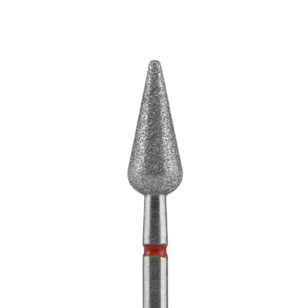 Broca Diamantada Staleks Tipo Pêra Arredondada - Vermelha - FA100R050-12-baf22741-1fa0-460c-80a8-745467d9e605