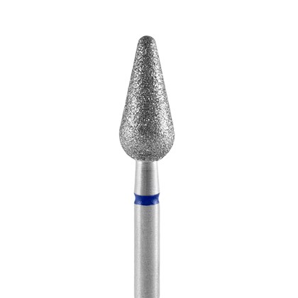 Broca Diamantada Tipo Pêra Arredondada - Staleks Pro - Ø 5mm - Azul - FA101B050/12