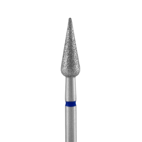 Broca Diamantada Tipo Pêra Pontiaguda - Staleks - Ø 4mm - Azul - FA100B040-12-967f38fe-526a-42e1-85ae-f251d4d44c51
