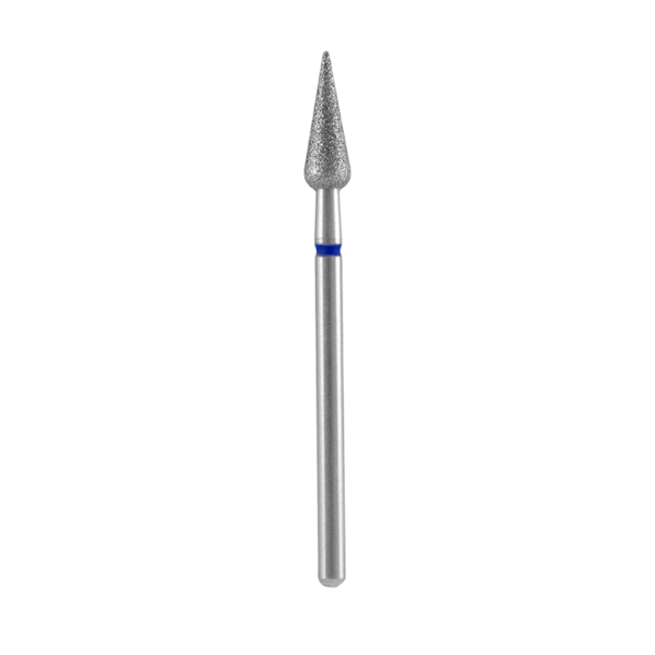 Broca Diamantada Tipo Pêra Pontiaguda - Staleks - Ø 4mm - Azul - FA100B040-12-38a29744-217f-4238-89b9-24ed7a25fe9b