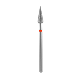 Broca Diamantada Tipo Pêra Pontiaguda - Staleks - Ø 4mm - Vermelha - FA100R040-12