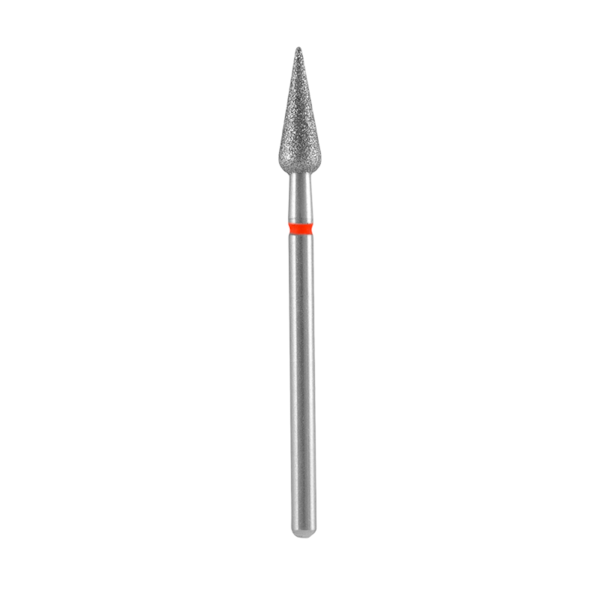 Broca Diamantada Tipo Pêra Pontiaguda - Staleks - Ø 4mm - Vermelha - FA100R040-12-f62c522d-0830-4017-875c-abfb8c0c0998