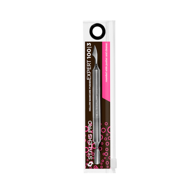 Espátula de Cutícula Staleks - PE-100-3 - Série Expert 100 - Empurrador Arredondado e Limpador-50faa437-d14f-421a-b83f-e3d3a3226a06