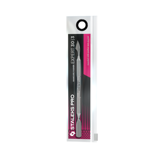 Espátula de Cutícula Staleks - PE-30-3 - Série Expert 30 - Empurrador Arredondado e Removedor-ee76d494-392f-4a6d-b3f0-b718bb508112