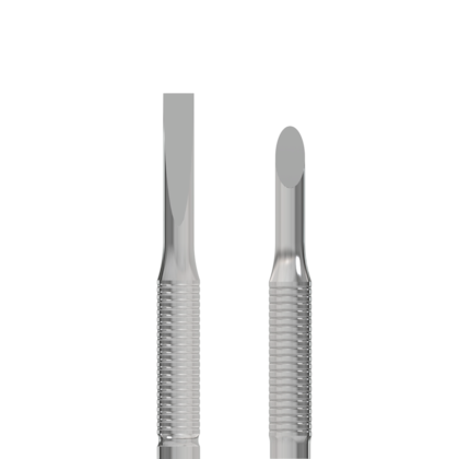 Espátula de Cutícula Staleks - PE-90-5 - Empurrador Inclinado e Empurrador Reto - Expert 90