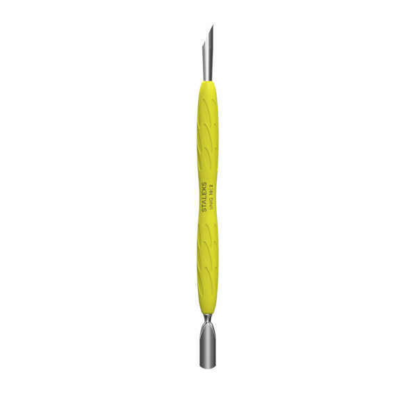 Espátula de Manicure GUMMY Amarela Staleks - Série Uniq - PQ-10-2-0b3854bd-6209-451c-b2dc-4dd215d47853
