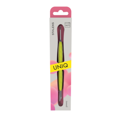 Espátula de Manicure GUMMY Amarela Staleks - Série Uniq - PQ-11-2Y