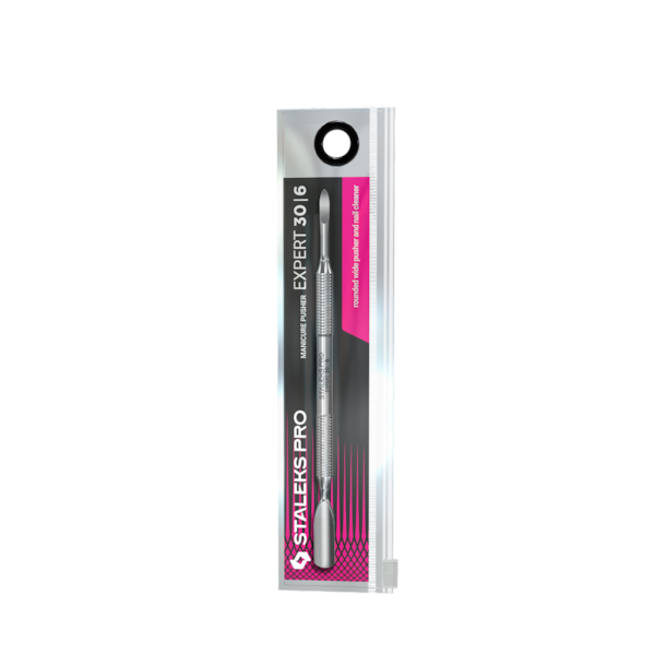 Espátula de Manicure Staleks Pro - PE-30-6 - Expert 30 - Empurrador largo, arredondado e limpador.-3ea07610-b2b5-4a0f-8dc7-47fc79372e40