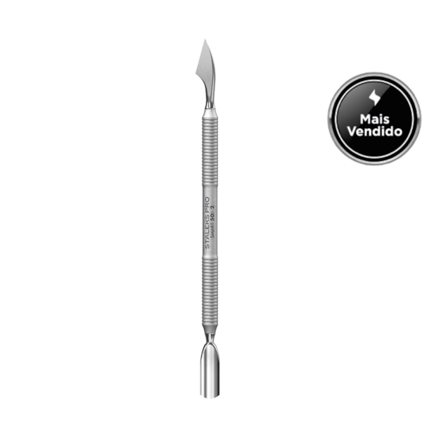 Espátula de Manicure Staleks - PS-50-2 - Série Smart 50 - Empurrador Arredondado e Removedor-137e05a1-251a-4781-85b1-1f0edce05023