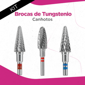 Kit Manicure Brocas de Tungstênio – Canhotos - Staleks PRO