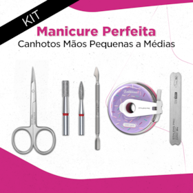Kit Manicure Perfeita – Canhotos Mãos Pequenas a Médias – Staleks