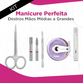 Kit Manicure Perfeita – Destros Mãos Médias a Grandes - Staleks