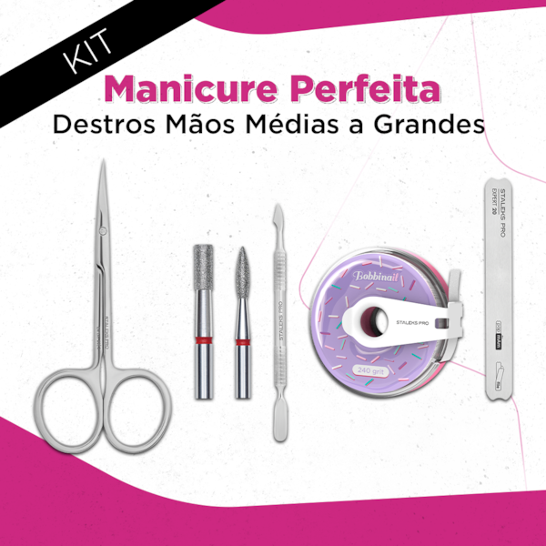Kit Manicure Perfeita – Destros Mãos Médias a Grandes - Staleks-09375863-dc88-4d08-9d84-b5bfdaccddc2