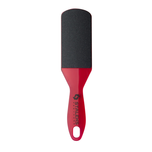 Lixa Pedicure Staleks - Série Expert 10 - Vermelho - Grão 80/120 - AE-10-2-740d73e6-02ef-40da-862d-f0f0726ec0a6