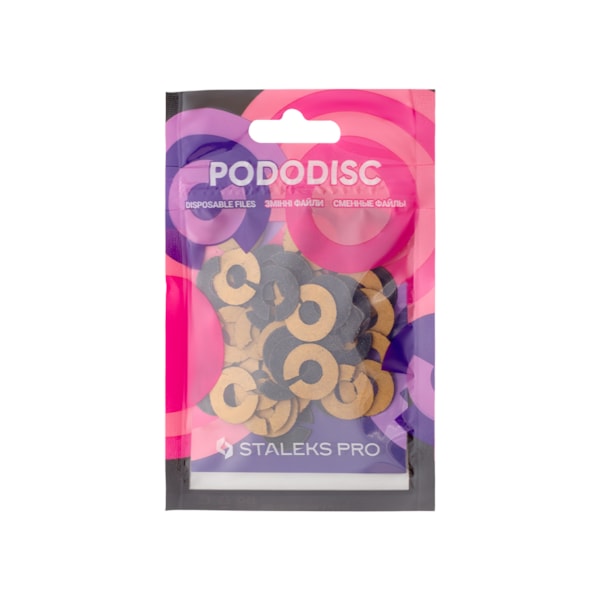 Lixa Refil Anel para Disco de Pedicure Staleks Pro , Grão 100 (50 un) - PDFR-15-100-ba1fb365-2485-4ae9-8a41-fb697333c7dd