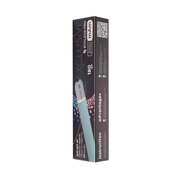 Lixa Refil de Inserção - papmAm - Staleks Exclusive - Grão 180 - 50 unid. - DFCX-22-180-b7730c19-13d5-4f06-926a-3961f28628fa