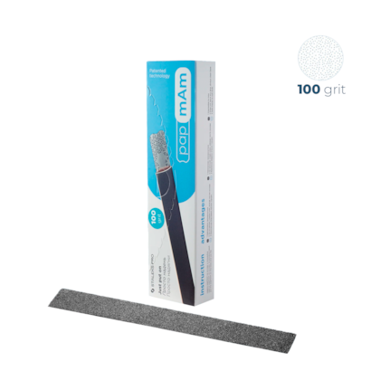 Lixa Refil de Inserção - papmAm - Staleks - Grão 100 - (50 unidades) - DFCE-22-100