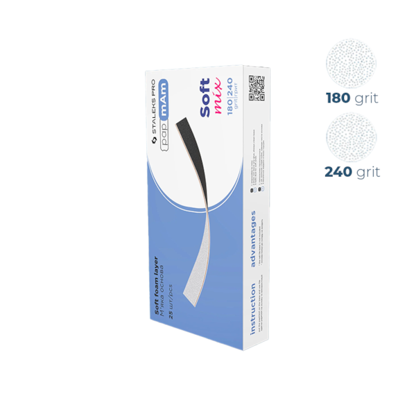Lixa Refil de Inserção SOFT Mix - Staleks - DFCEMix-20-180-240 - 25 un.-863ae402-66fe-4d86-843a-b7f945c412db