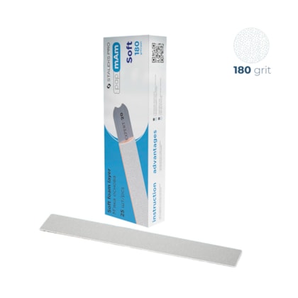 Lixa Refil de Inserção SOFT - papmAm - Staleks - Grão 180 - (25 unidades) - DFCE-20-180-25w