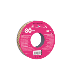 Lixa Refil em Rolo papmAm de Inserção Branca - Sem Estojo - 150 Grit - 7 metros - ATSC-150w