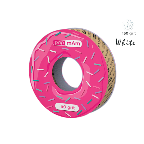 Lixa Refil em Rolo papmAm de Inserção Branca - Sem Estojo - 150 Grit - 7 metros - ATSC-150w-2c706797-4f7a-4f80-aea0-8604098c547e