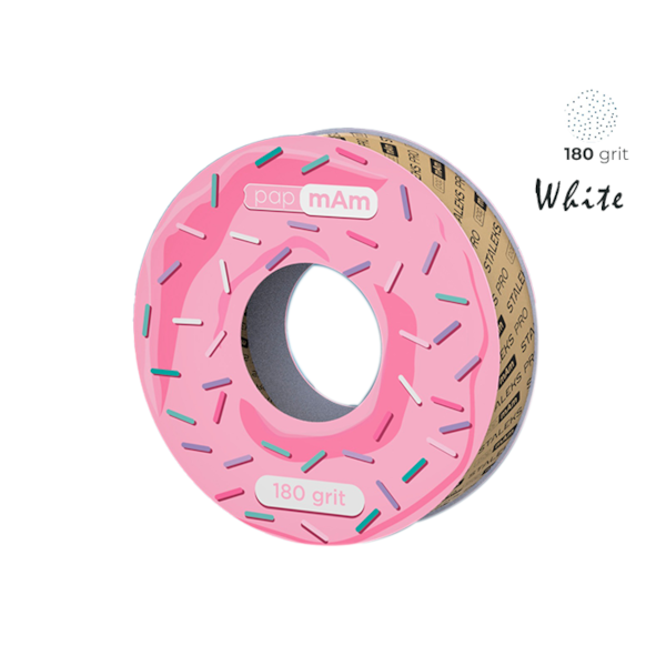 Lixa Refil em Rolo papmAm de Inserção Branca - Sem Estojo - 180 Grit - 7 metros - ATSC-180w-55f5ea70-25d2-4e5a-9136-de90d4cf363a