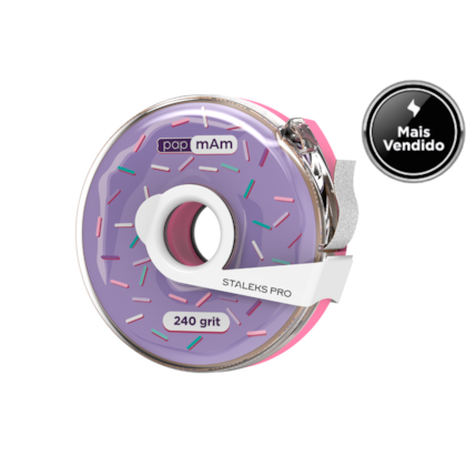 Lixa Refil em Rolo papmAm - Staleks - com estojo - 7 metros - ATC-240w
