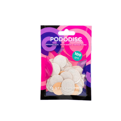 Lixa Refil para Disco de Pedicure Staleks, Grão 180 (50 un) - PDF-20-180W