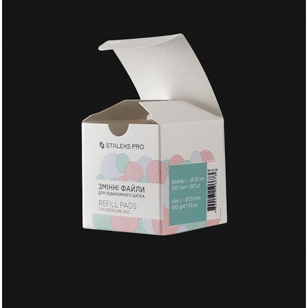Lixa Refil para Disco de Pedicure Staleks, Grão 80 (50 un)- PDF25-80-705a3b06-987e-4bf4-aef6-89d4ae62f613