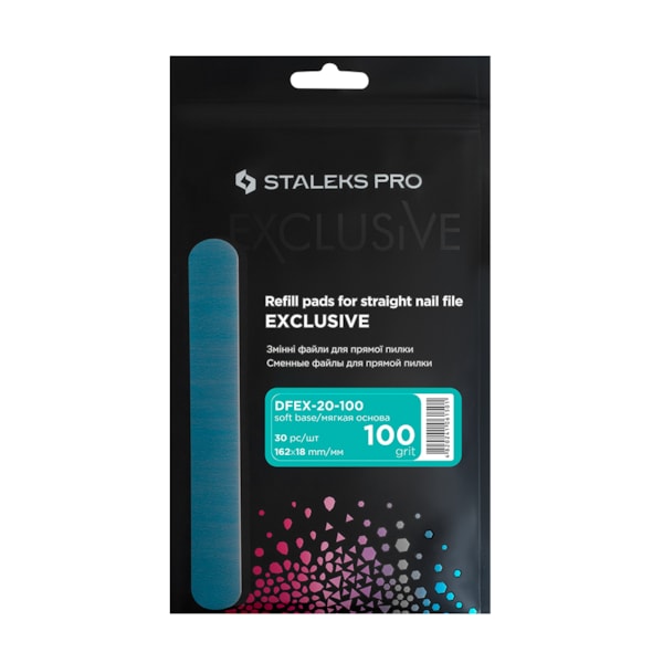 Lixa Refil Reta Adesiva - Exclusive - Grão 100 - (50 unidades) - DFEX-22-100-e662d665-8b9b-41f9-ad87-d34a7324d570