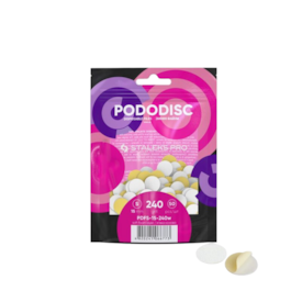 Lixa Refil Soft para Disco de Pedicure Staleks Pro - Grão 240 (50 un) - PDFS-15-240w