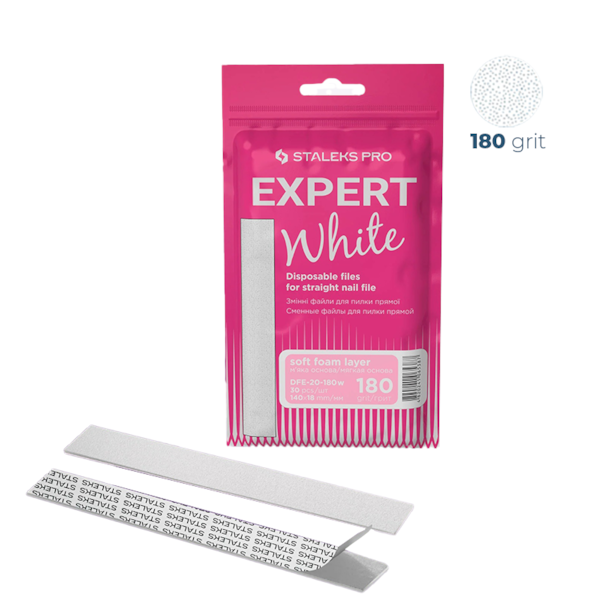 Lixa Refil Staleks - Grão 180 - Larga - Série Expert 20 - 30 unid. - DFE-20-180w-0e9edfae-6b89-43ac-bcf8-55b656f0b606
