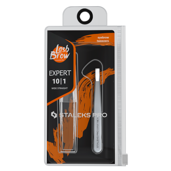 Pinça de Sobrancelha Staleks Pro - TE-10-1 - Série Expert 10 - Reta Larga-dcbf4eca-6fd5-487c-af5f-2c8ab0563993