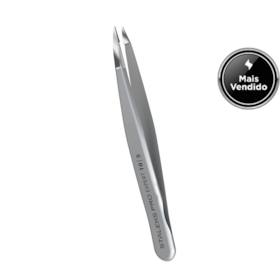 Pinça de Sobrancelha Staleks Pro - TE-10-5 - Série Expert 10 - Ponta Fina