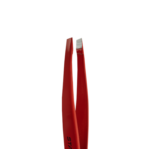 Pinça de Sobrancelha Staleks Pro - TE-11-4 - Vermelha - Série Expert 11 - Chanfrada-64e96374-fce6-4d98-8a6d-e927f20b5f19