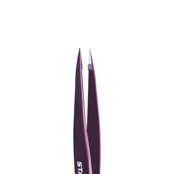 Pinça de Sobrancelha Staleks Pro - TE-11-5- Roxa - Série Expert 11 - Ponta Fina-b6b17905-191a-46de-9670-6ed782694e69