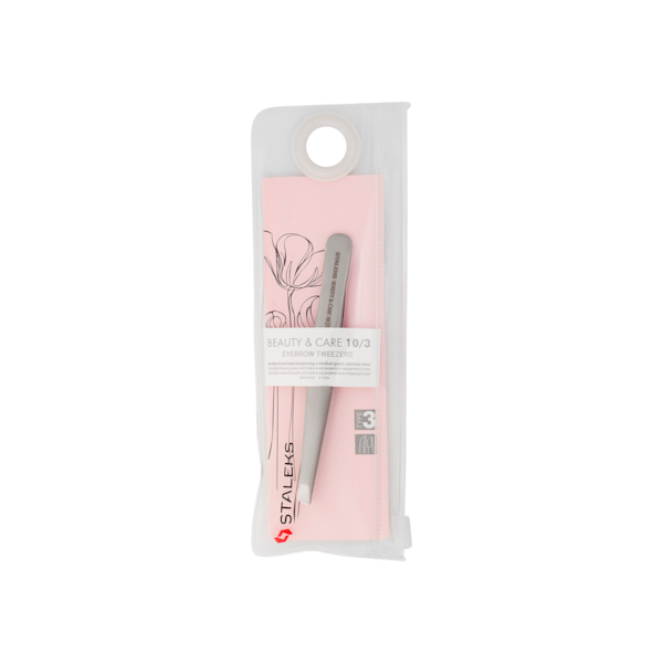 Pinça de Sobrancelha Staleks - Série Beauty e Care 10 - Chanfrada Larga - TBC-10-3-79a09b70-2d29-4066-9415-61614632039e