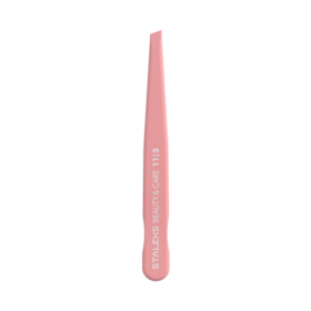 Pinça de Sobrancelha Staleks - Série Beauty e Care 11 - Chanfrada Pink - TBC-11-3
