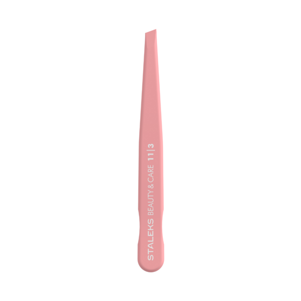 Pinça de Sobrancelha Staleks - Série Beauty e Care 11 - Chanfrada Pink - TBC-11-3-5df4ec91-52d2-4063-9932-a4d558c0c1f7