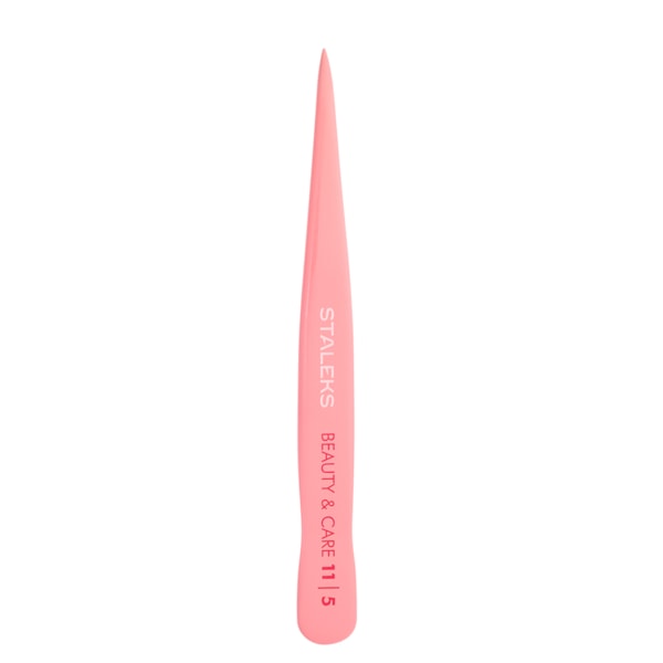 Pinça de Sobrancelha Staleks - Série Beauty e Care 11 - Ponta Fina Pink - TBC-11-5-e4992678-c50c-4344-98ff-dfc030d19d01