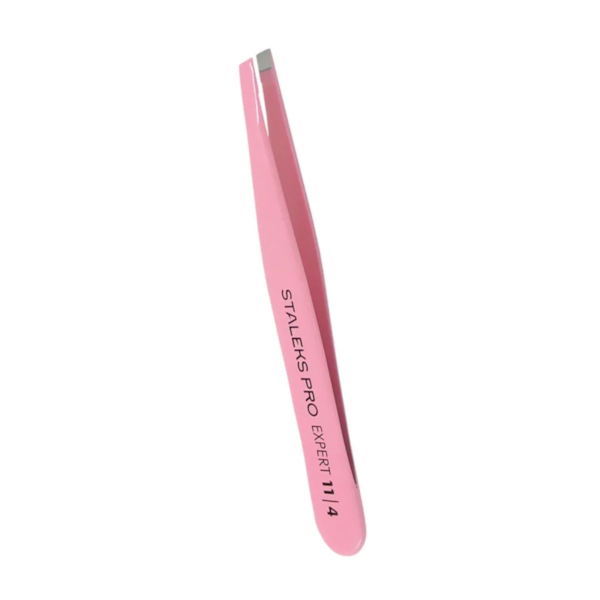 Pinça de Sobrancelha Staleks - TE-11-4- Rosa - Série Expert - Chanfrada-cd224812-4d4a-425c-be93-4d87c9d8fe00