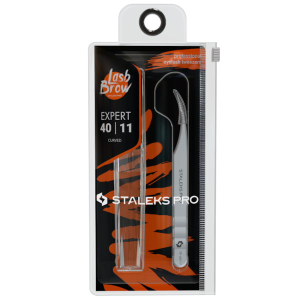 Pinça para Cílios Staleks Pro - TE-40-11 - Série Expert 40-c6c366d1-2025-43fe-8086-0d51cdedbd70
