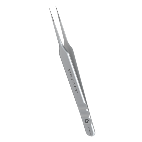 Pinça para Cílios Staleks - TE-40-10 - Isolamento - Série Expert 40-177b937f-28a5-4a2b-b744-27dbd64ae8ca