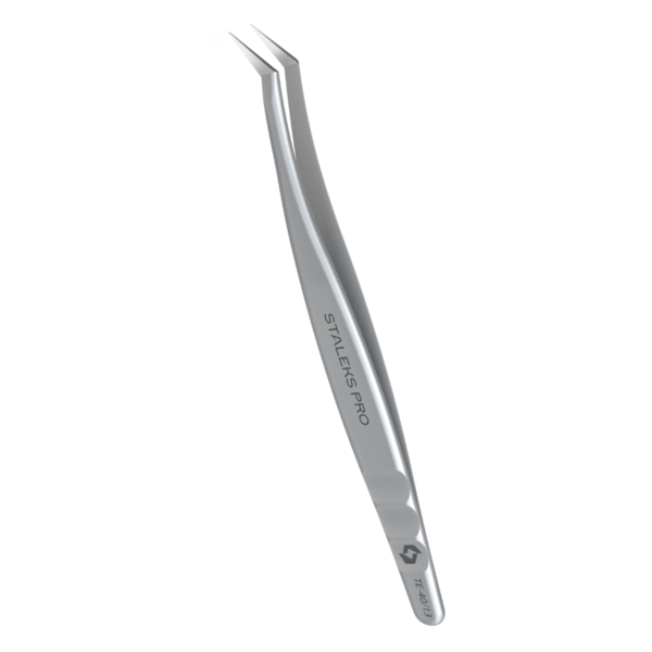 Pinça para Cílios Staleks - TE-40-13 - Série Expert 40-630f1cc6-8025-4c4d-a372-7602eb04b0ed