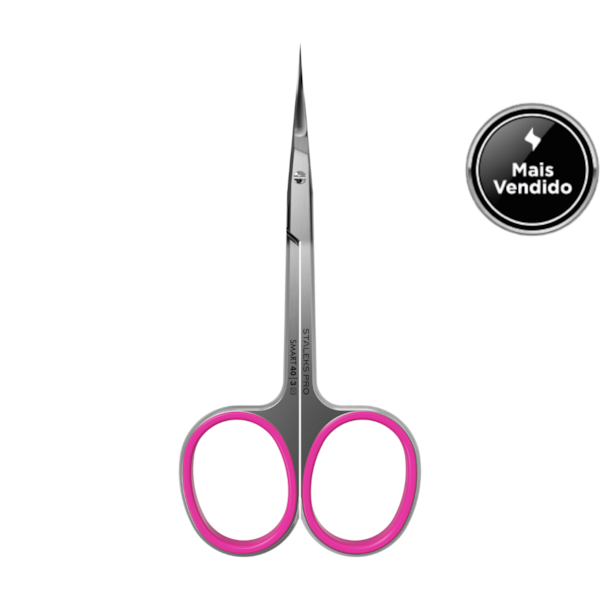 Tesoura de Cutícula Staleks Pro - SS-40-3 - Série Smart 40-72f185e5-e1cd-445a-b990-875fd3b1cb41