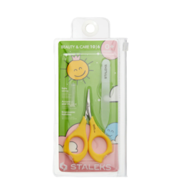 Tesoura de Unhas Staleks- SBC-10-6 - Série Beauty e Care 10 - Kids + Lixa de Unhas